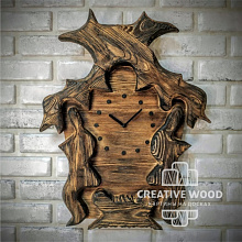 Панно в детскую комнату Creative Wood Часы 10