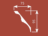 Артикул KX013, 95Х75, Потолочные карнизы, Cosca в текстуре, фото 2