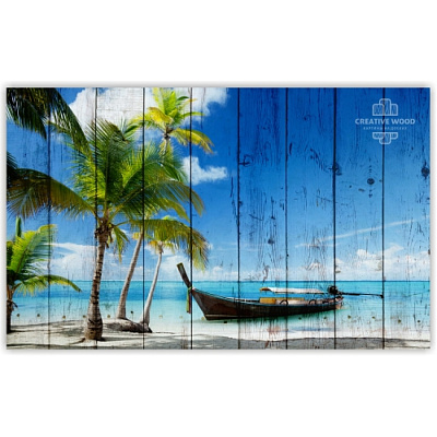 Картины Море - Пальмы, Природа, Creative Wood Картины Море - Пальмы, Природа, Creative Wood
